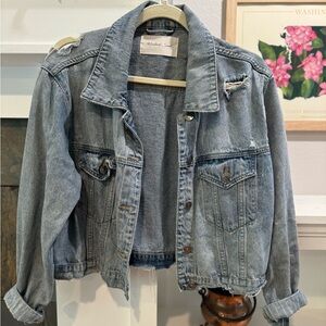Cropped Jean Jacket